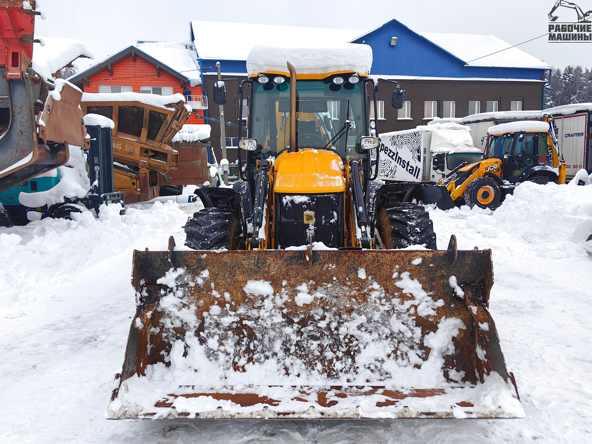 РАВНОКОЛЕСНЫЙ ЭКСКАВАТОР-ПОГРУЗЧИК JCB 4CX купить в компании Рабочие Машины