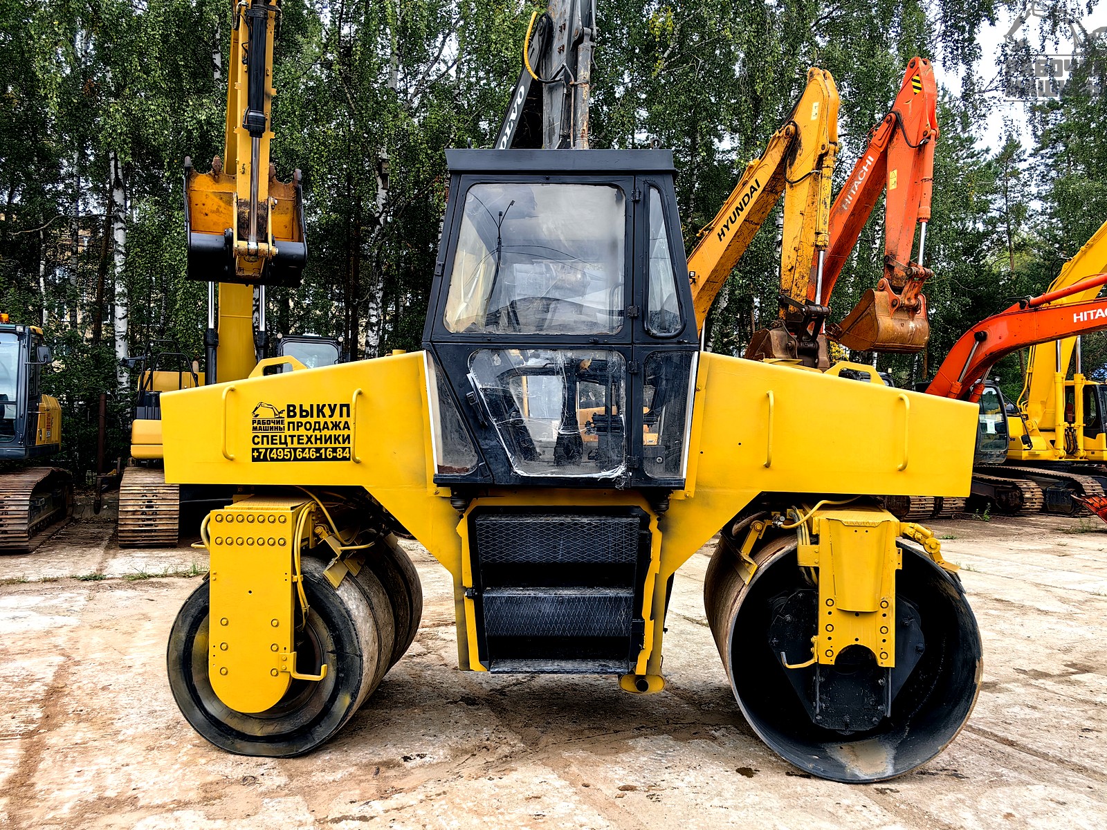 5570. Каток дорожный CACTA W-854.2K купить в компании Рабочие Машины