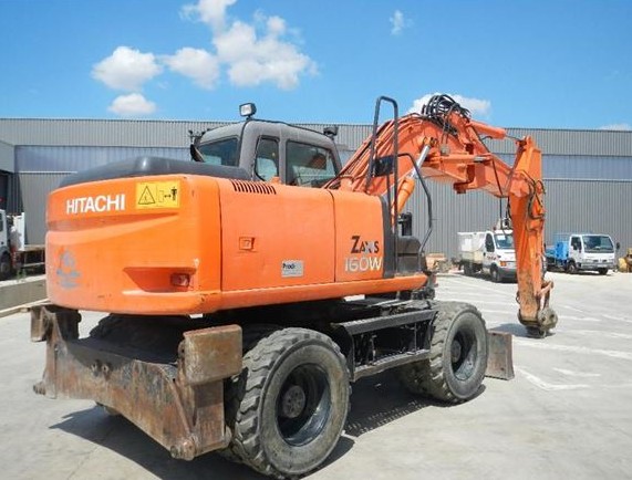 Колёсный экскаватор Hitachi ZX 160 W купить в компании Рабочие Машины