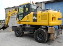 Колёсный экскаватор Komatsu PW180-7K
