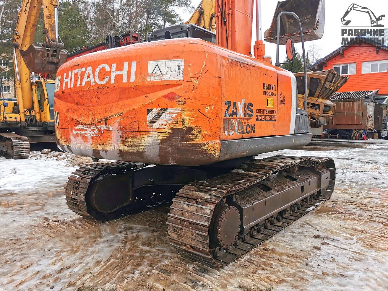 Экскаватор гусеничный HITACHI ZAXIS 180LCN купить в компании Рабочие Машины