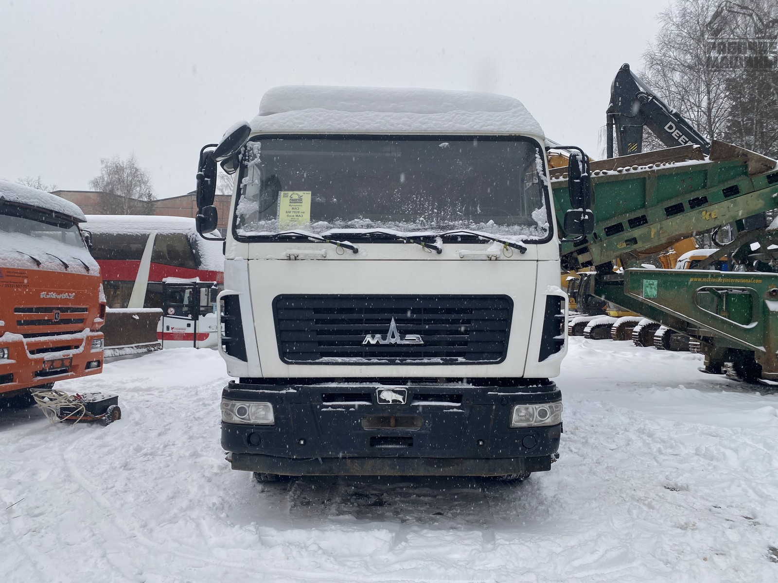 Мусоровоз МАЗ купить в компании Рабочие Машины