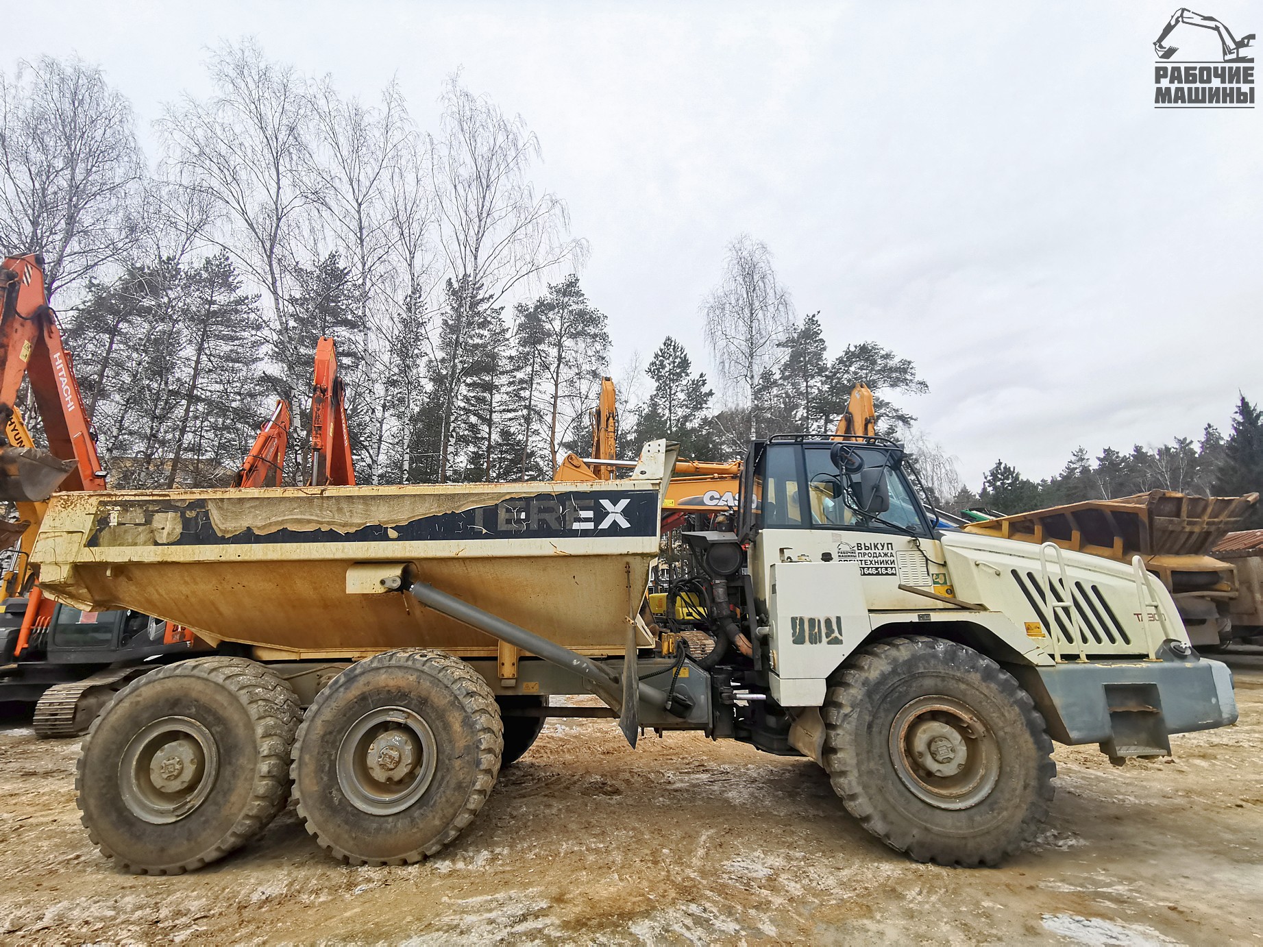 Cамосвал сочлененный TEREX TA300 купить в компании Рабочие Машины