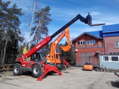 Телескопический погрузчик Manitou MT1740 купить в компании Рабочие Машины