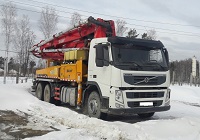 Автобетоносмеситель Sany SY5296THB (серия №213) на шасси Volvo FM40064R B2 2013 г купить в компании Рабочие Машины