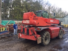 Телескопический погрузчик MANITOU MRT1850 2006 гв купить в компании Рабочие Машины