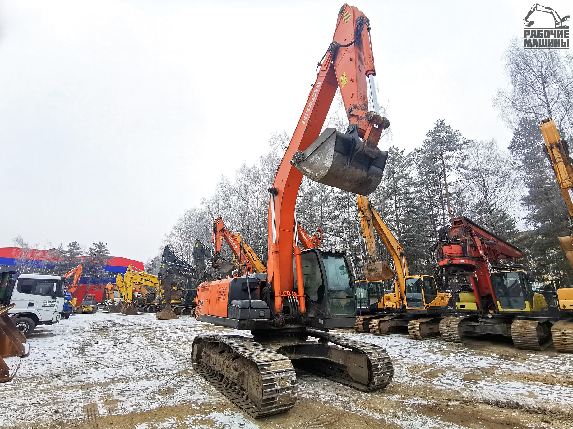 Гусеничный экскаватор HITACHI ZX240-5G 2018 купить в компании Рабочие Машины