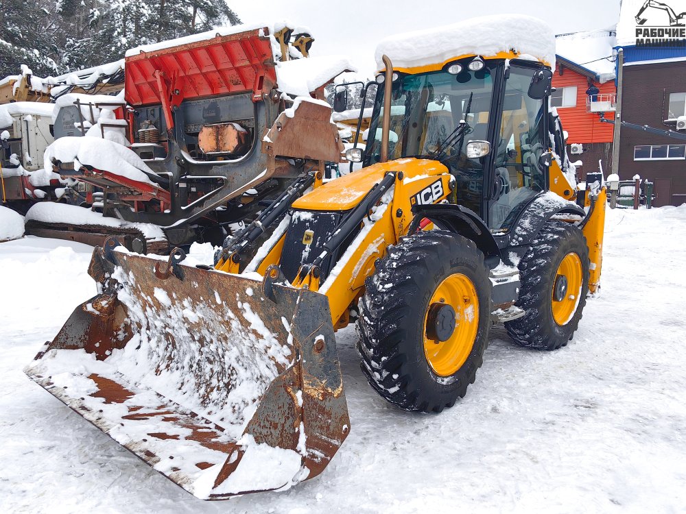 РАВНОКОЛЕСНЫЙ ЭКСКАВАТОР-ПОГРУЗЧИК JCB 4CX купить в компании Рабочие Машины