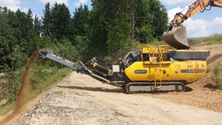 Мобильная ударная дробилка Rubble Master RM70
