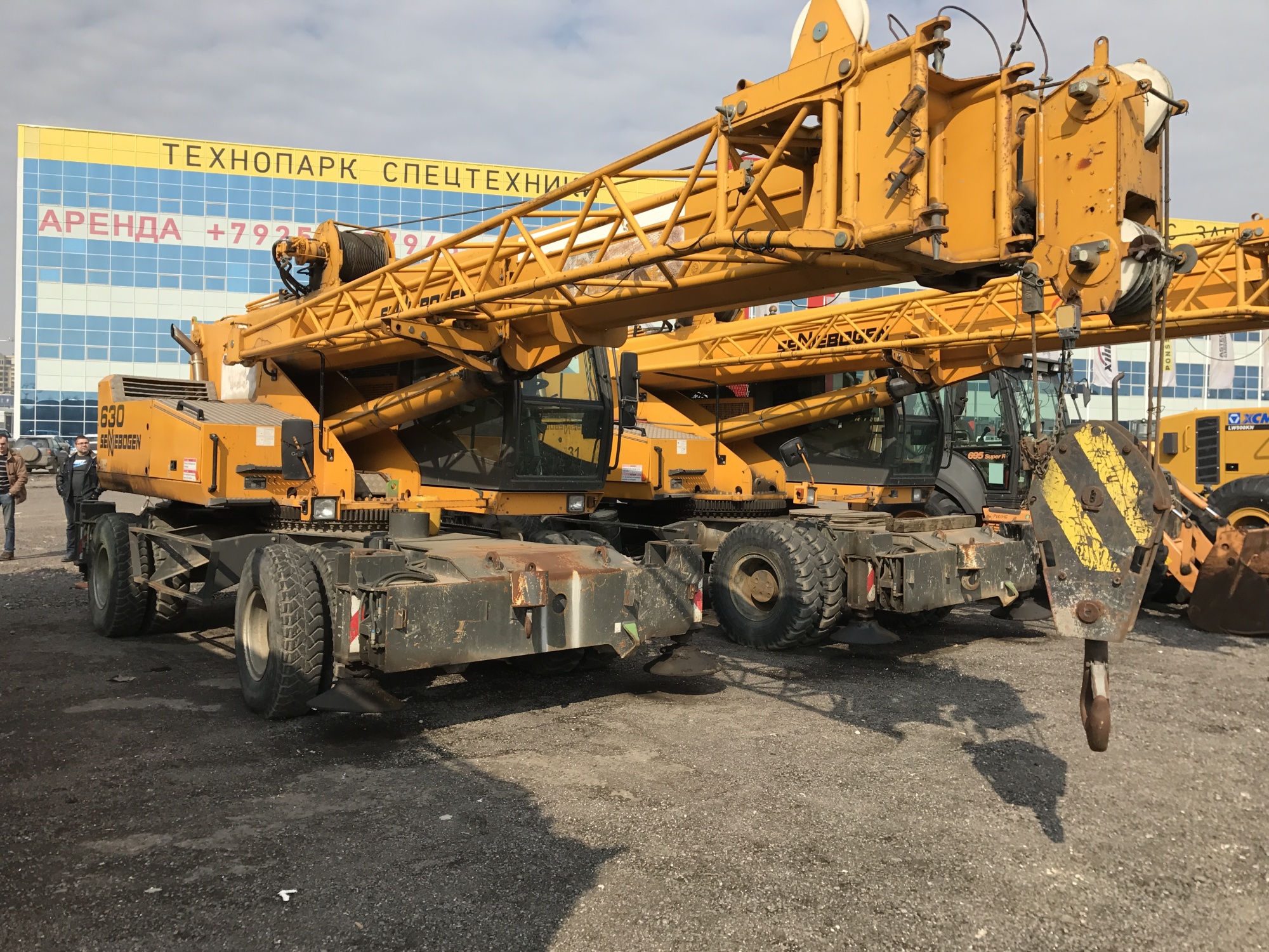 Кран пневмоколесный Sennebogen 630 2007г купить в компании Рабочие Машины
