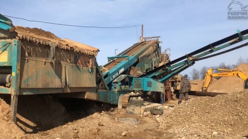 Грохот Powerscreen Chieftain 2100 моющий купить в компании Рабочие Машины