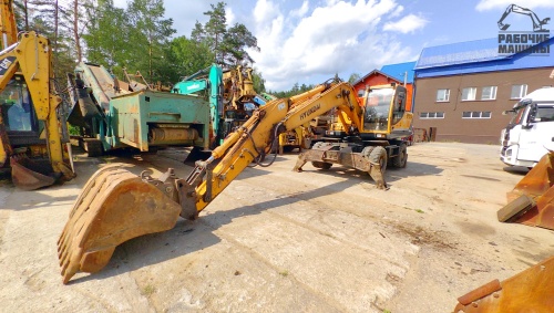  КОЛЕСНЫЙ ЭКСКАВАТОР HYUNDAI R180W-9S купить в компании Рабочие Машины