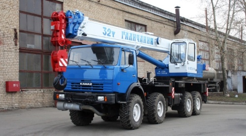 АвтокранГАЛИЧАНИНКС-55729-1В шасси КамАЗ-6540 (8 х 4) купить в компании Рабочие Машины