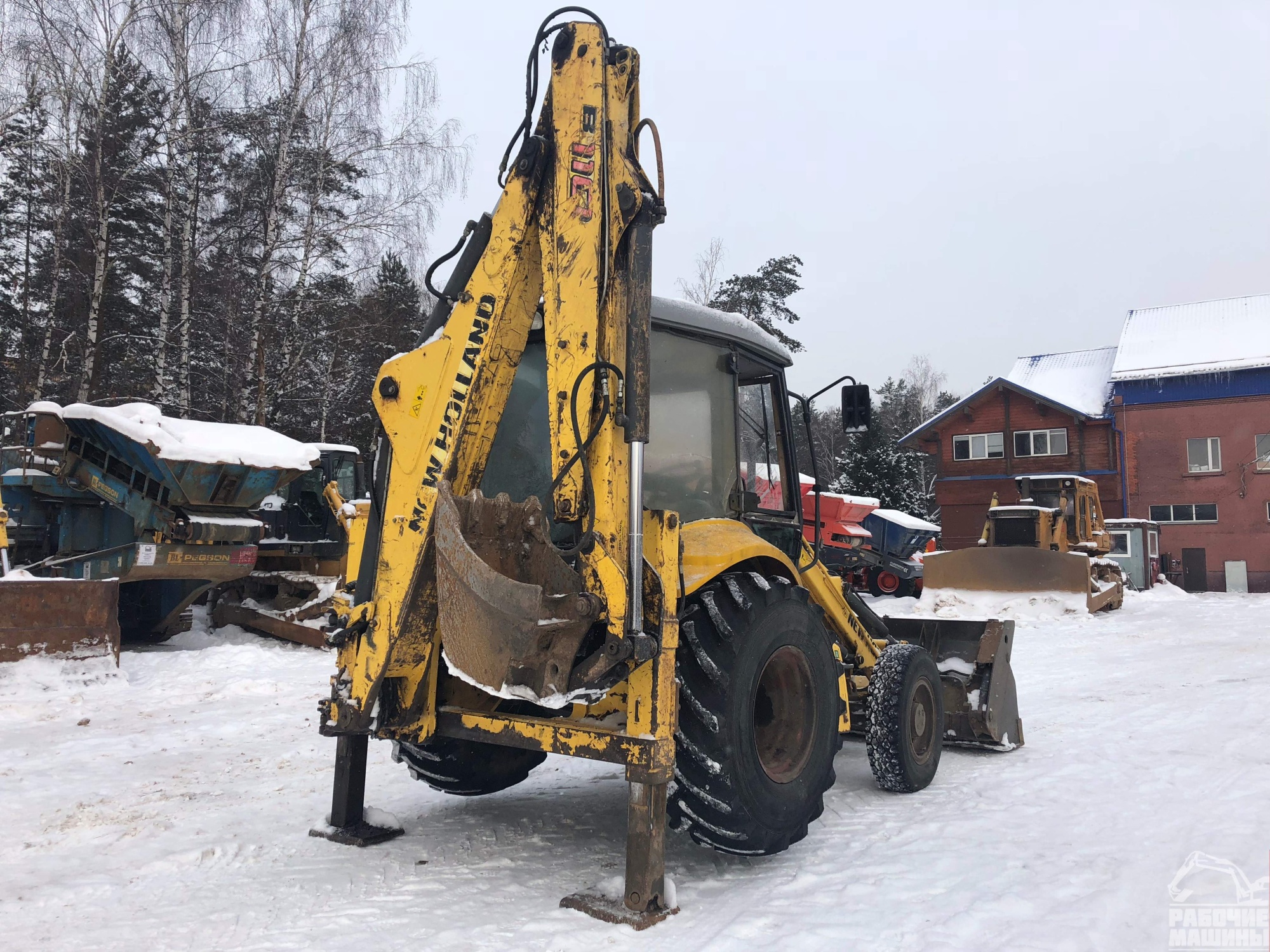 Экскаватор погрузчик New Holland LB110-4PT, 2007 купить в компании Рабочие Машины