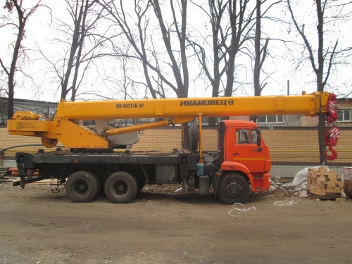 Автокран ИВАНОВЕЦ КС-45717-1Р купить в компании Рабочие Машины