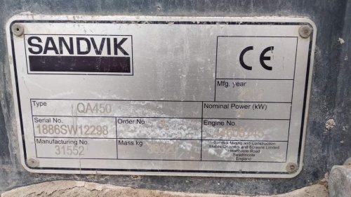 Грохот SANDVIK QA 450 Extec S-7, 2012 купить в компании Рабочие Машины