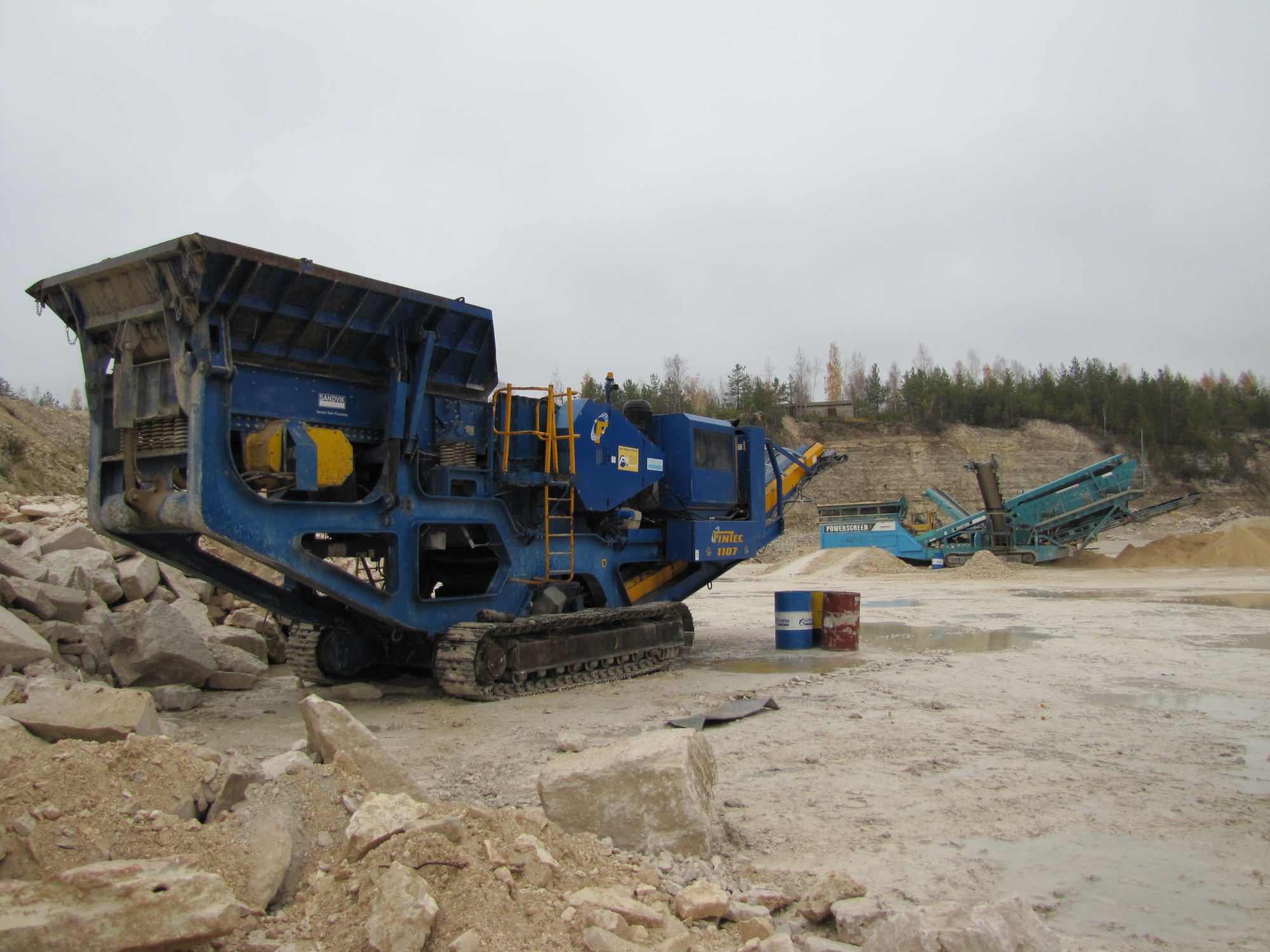 дробилка щековая SANDVIK QJ330 (FINTEC F1107) купить в компании Рабочие Машины