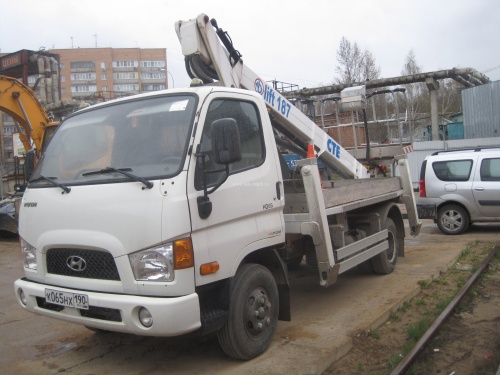 Автовышка HUYNDAI 187 купить в компании Рабочие Машины