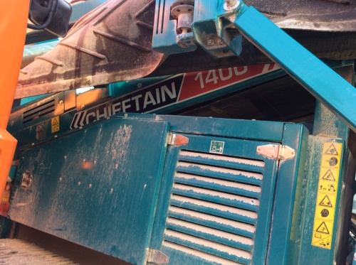 Грохот POWERSCREEN Chieftain 1400(Track) купить в компании Рабочие Машины