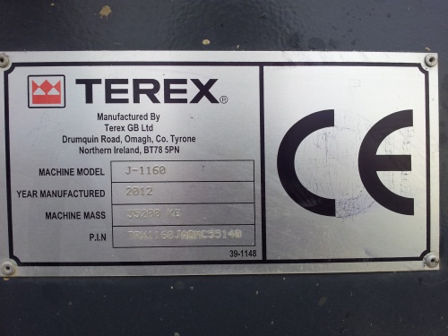 Щековая дробилка TEREX - FINLAY J-1160 2012 года купить в компании Рабочие Машины
