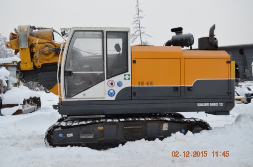 Буровая установка BAUER MBG-12 купить в компании Рабочие Машины