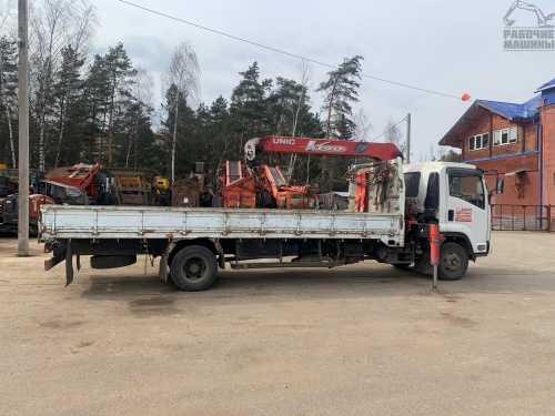 КМУ UNIC 340 на базе ISUZU FORWARD купить в компании Рабочие Машины