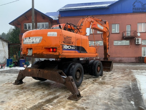 Колесный экскаватор DOOSAN SOLAR 180W-V купить в компании Рабочие Машины