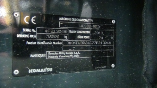 Экскаватор - погрузчик KOMATSU WB93S-5 купить в компании Рабочие Машины