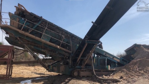 Грохот Powerscreen Chieftain 2100 моющий купить в компании Рабочие Машины