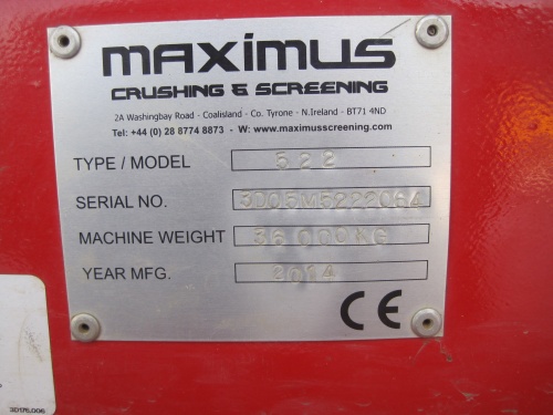 Грохот MAXIMUS 522 2014 г/в купить в компании Рабочие Машины