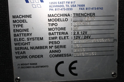 траншеекопатель Tesmec-1075BW-EN купить в компании Рабочие Машины