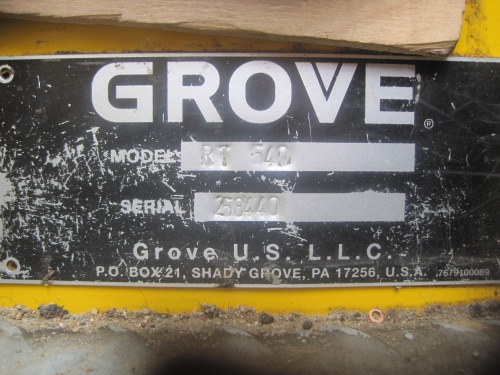 Автокран GROVE RT540E купить в компании Рабочие Машины