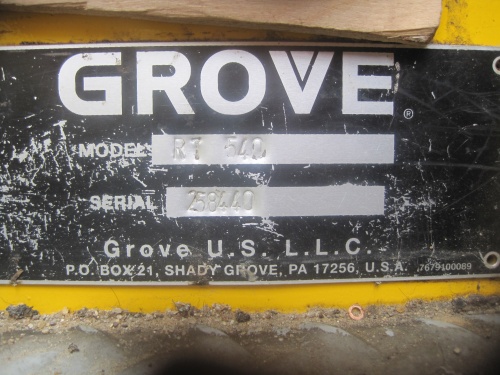 Автокран GROVE RT540E купить в компании Рабочие Машины