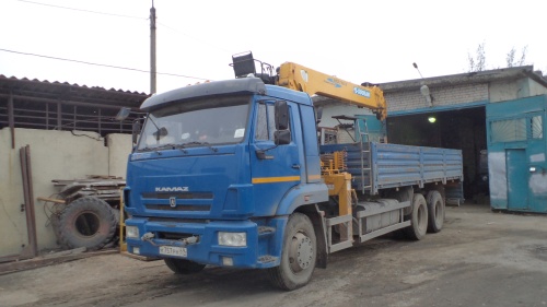 Кран - манипулятор SOOSAN SCS736LII купить в компании Рабочие Машины