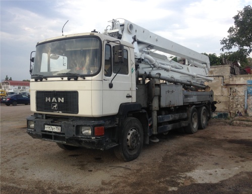 Автобетононасос PUTZMEISTER M 36, шасси MAN купить в компании Рабочие Машины