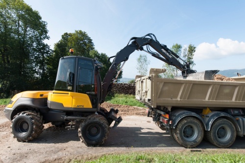 Колесный экскаватор MECALAC 12MSX купить в компании Рабочие Машины