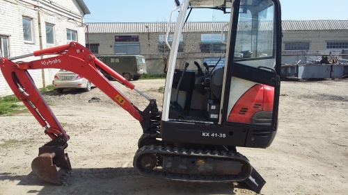 Мини-экскаватор KUBOTA KX 41-3S купить в компании Рабочие Машины