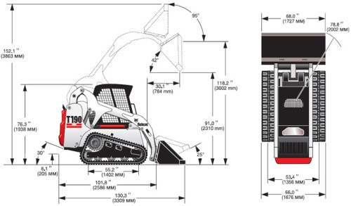 Мини - погрузчик гусеничный BOBCAT T 590 купить в компании Рабочие Машины