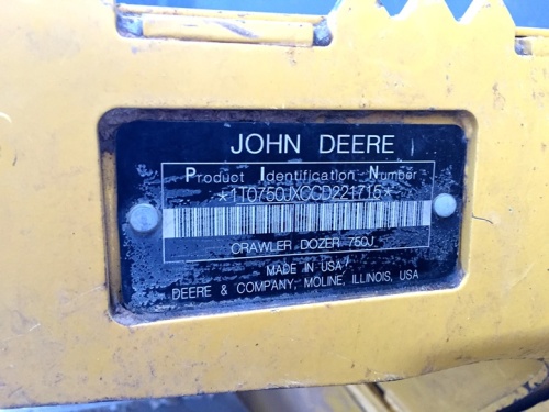 Бульдозер John Deere 750 J купить в компании Рабочие Машины