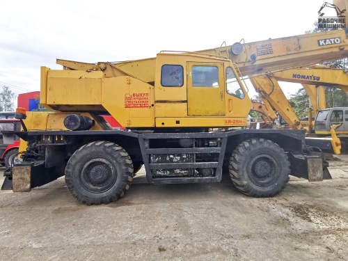 АВТОКРАН ПОВЫШЕННОЙ ПРОХОДИМОСТИ KATO KR-25H-lll купить в компании Рабочие Машины