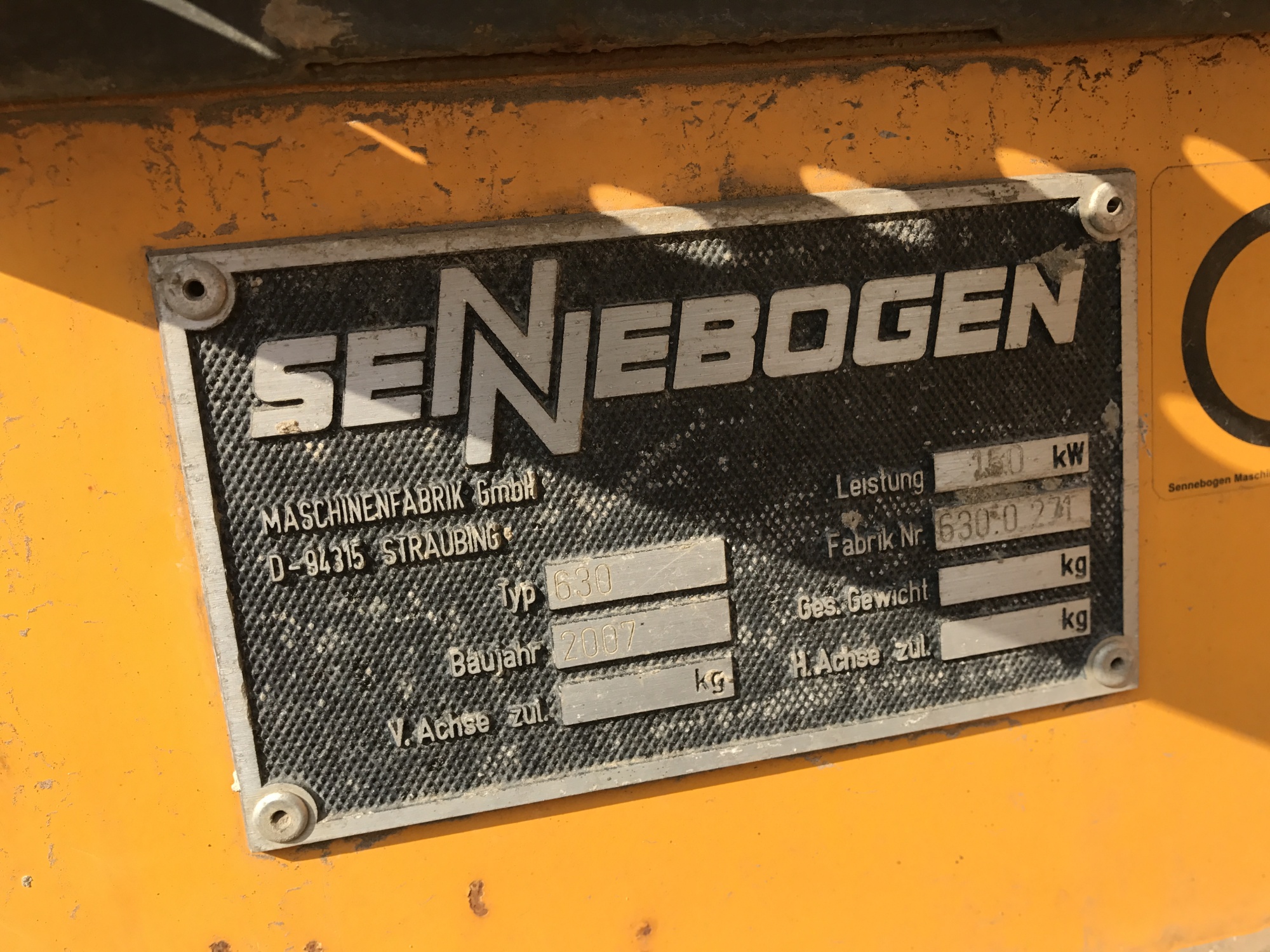 Кран пневмоколесный Sennebogen 630 2007г купить в компании Рабочие Машины