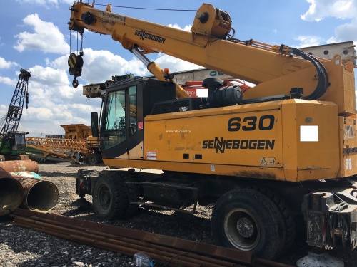 Кран пневмоколесный Sennebogen 630 2007г купить в компании Рабочие Машины