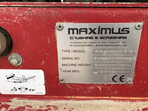 Грохот MAXIMUS 516 2013 г/в купить в компании Рабочие Машины