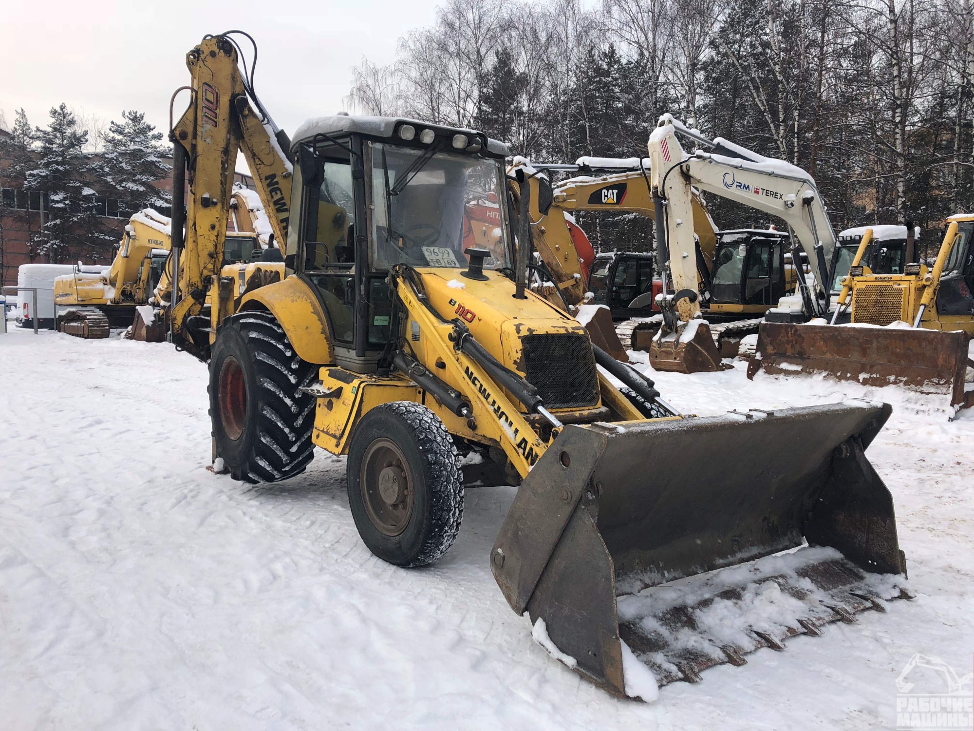 Экскаватор погрузчик New Holland LB110-4PT, 2007 купить в компании Рабочие Машины