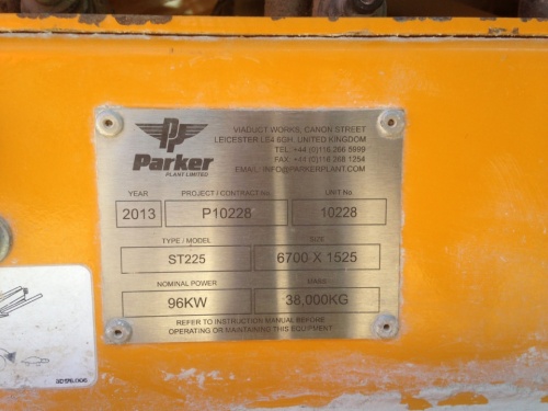 Грохот PARKER ST225, 2013 купить в компании Рабочие Машины