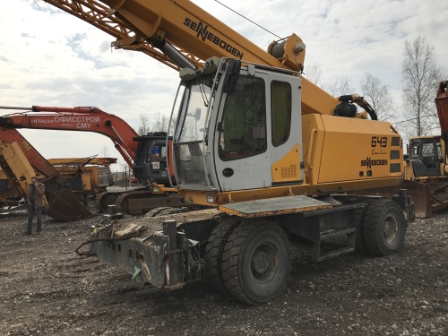 Кран подъемный колесный SENNEBOGEN 643 M 2008 г купить в компании Рабочие Машины