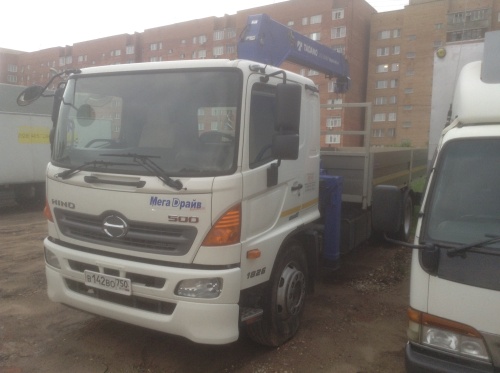 кран-манипулятор АСКМ-М А752 на шасси Hino 500 JPTA купить в компании Рабочие Машины