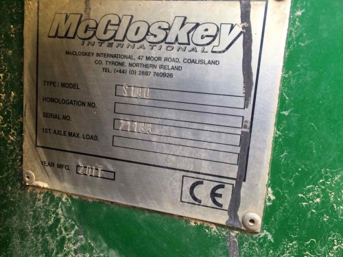 Грохот McCloskey S190 купить в компании Рабочие Машины