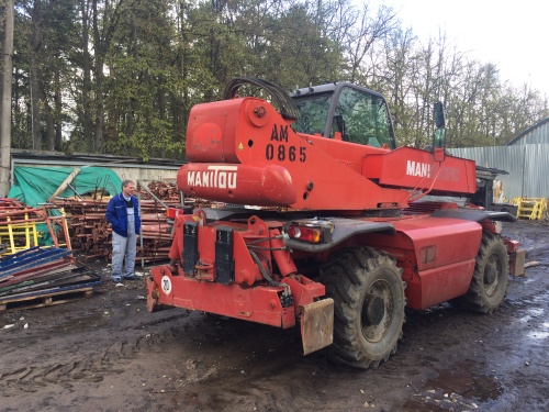 Телескопический погрузчик MANITOU MRT1850 2006 гв купить в компании Рабочие Машины