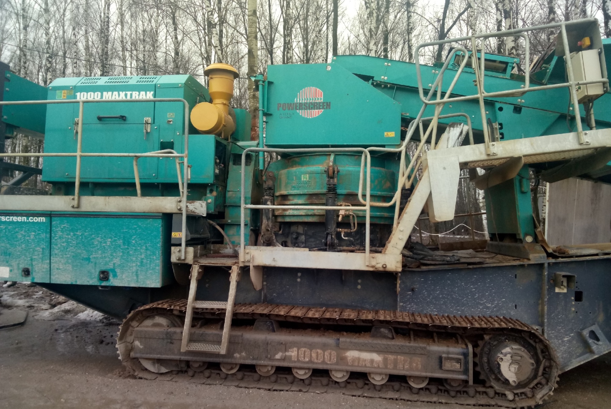 Конусная дробилка POWERSCREEN 1000 Maxtrak 2013 г/в купить в компании Рабочие Машины